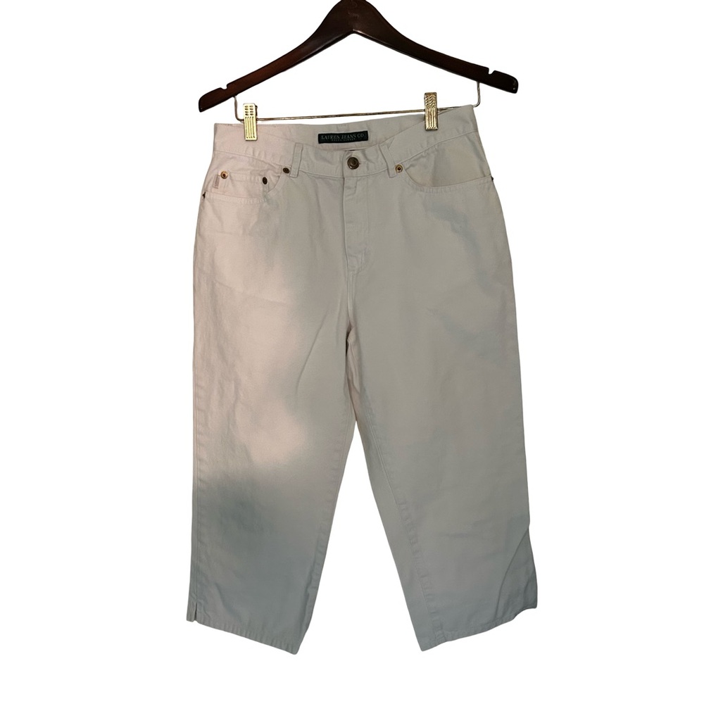 Ralph Lauren Lauren Jeans Co. White Cotton Pants